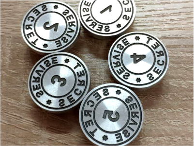 металева печатка для пломбування